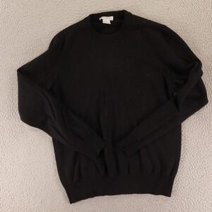 Piattelli Sweater Mens S Black 100% Wool Piattelli Barneys New York Merino Wool
